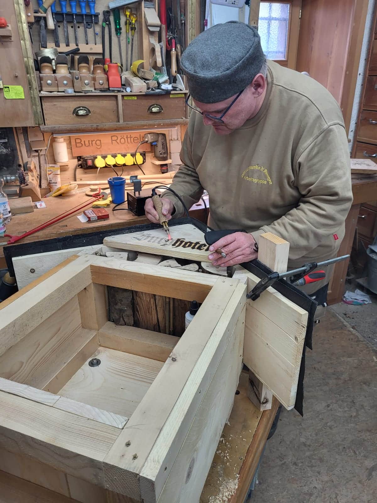 In der Schreinerwerkstatt