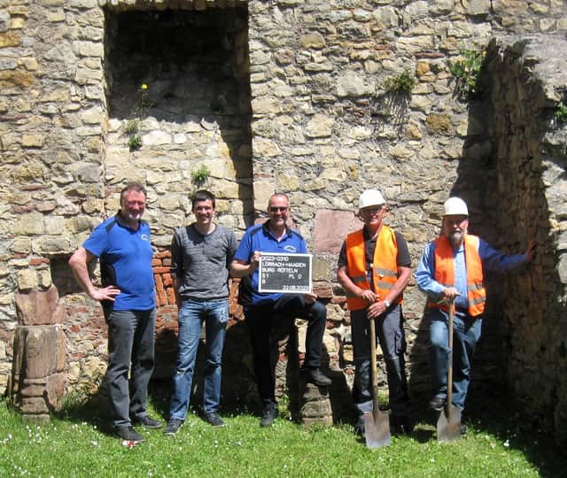 erster Spatenstich der Ausgrabung 2023